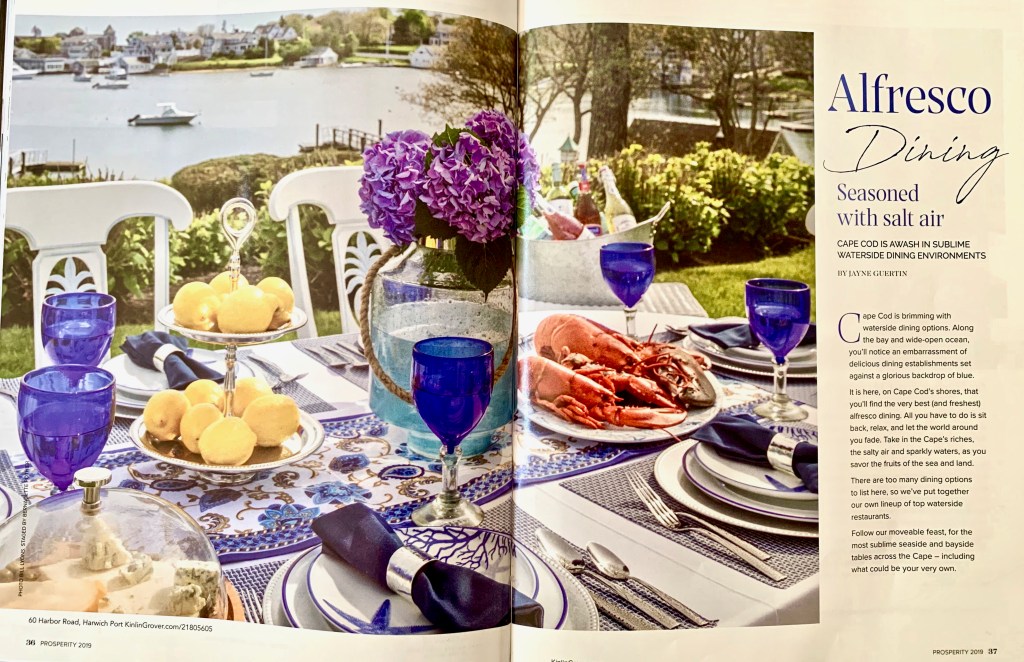 Alfresco Dining Seasoned With Salt Air